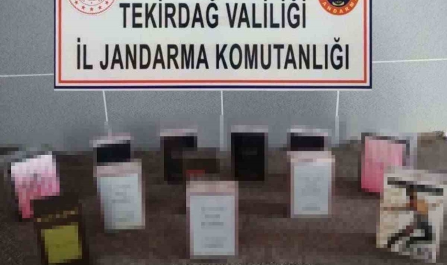Kaçak parfüm ele geçirildi