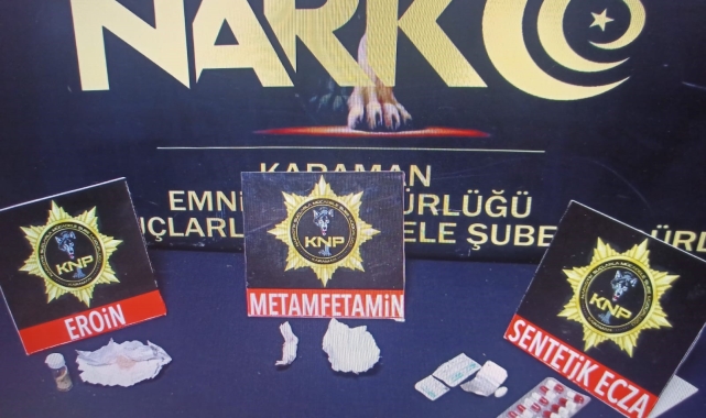 Karaman'da uyuşturucudan 1 kişi tutuklandı