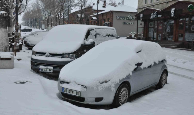 Kars kara teslim, 69 köy yolu ulaşıma kapandı