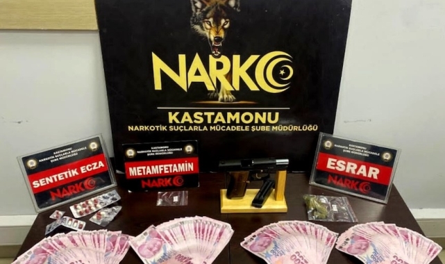 Kastamonu'da uyuşturucu operasyonu: 3 gözaltı