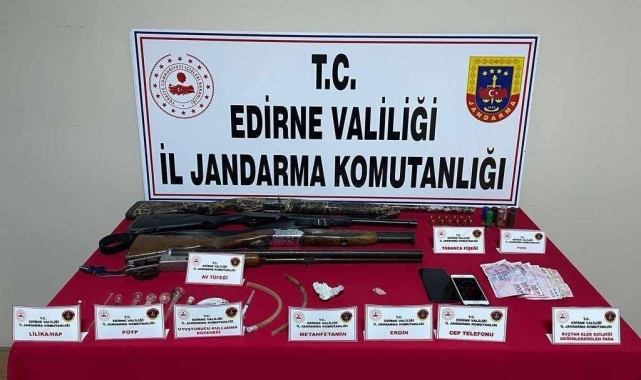 Keşan'da uyuşturucu operasyonu: 2 gözaltı