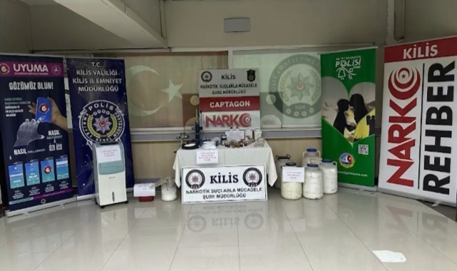 Kilis emniyetinden zehir tacirlerine büyük darbe
