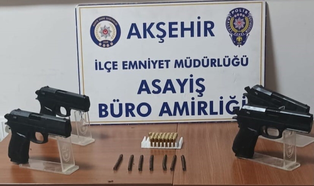 Konya'da fason silah operasyonu