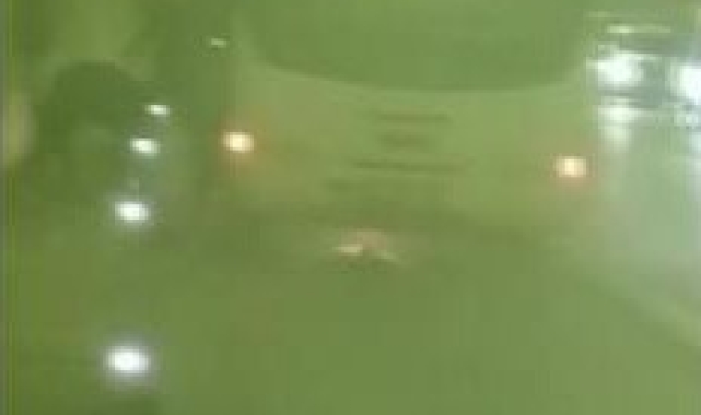 "Kudüs Fatihi Selahaddin Eyyubi" dizisinin figüranlarını taşıyan otobüs alev alev yandı