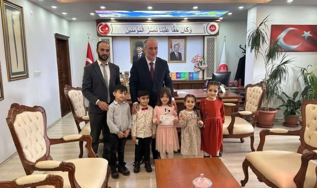 Kur'an kursu öğrencilerinin Filistin'e destekleri devam ediyor