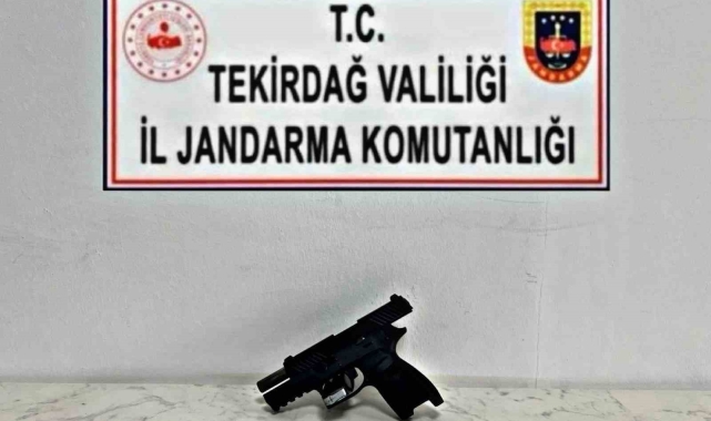 Kuru sıkıdan bozma tabanca ele geçirildi