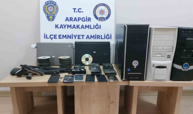 Malatya'da Sibergöz operasyonu: 1 gözaltı