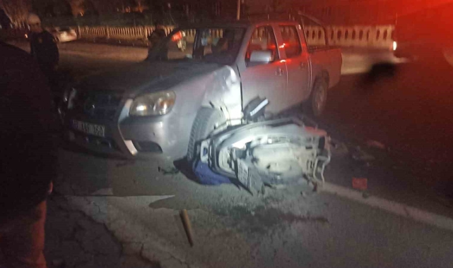 Mardin'de otomobil ile motosiklet çarpıştı: 1 ağır yaralı