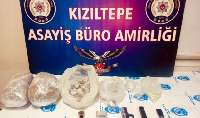 Mardin'de uyuşturucu ve tabanca ele geçirildi: 1 tutuklama