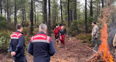 Marmaris'te dağda kaybolan adamı arama çalışması sürüyor