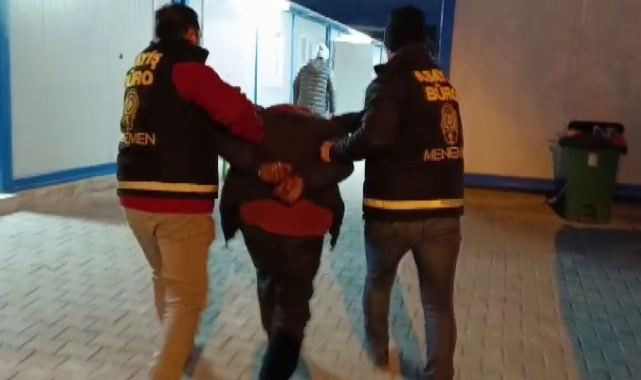 Menemen polisi çalınan aracı kısa sürede buldu