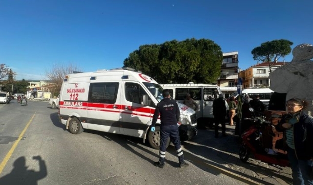 Milas'ta trafik kazası: 2 yaralı