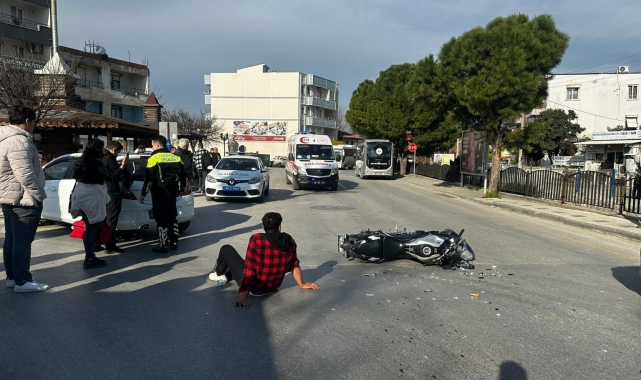 Milas'taki kazalarda 3 motosiklet sürücüsü yaralandı