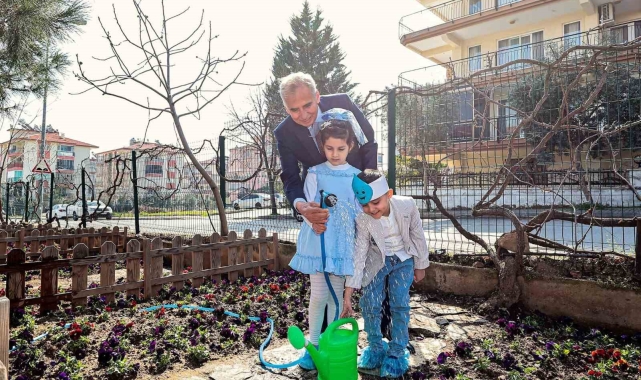 Miniklerin yağmur hasadıyla tonlarca su tasarruf edildi