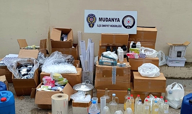 Mudanya'da 1 milyon lira değerinde elektronik sigara likidi ele geçirildi