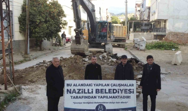 Nazilli'de sokaklar yenileniyor