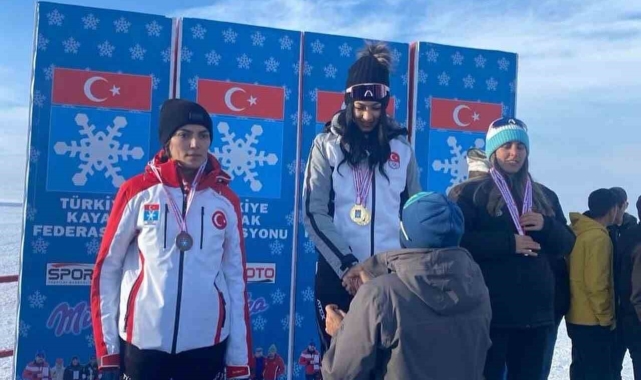 Niğdeli milli sporcu Tuncer, Kayak Şampiyonasında birinci oldu