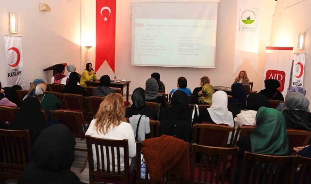 Osmangazi'de vatandaşlara sağlık okur yazarlığı eğitimleri