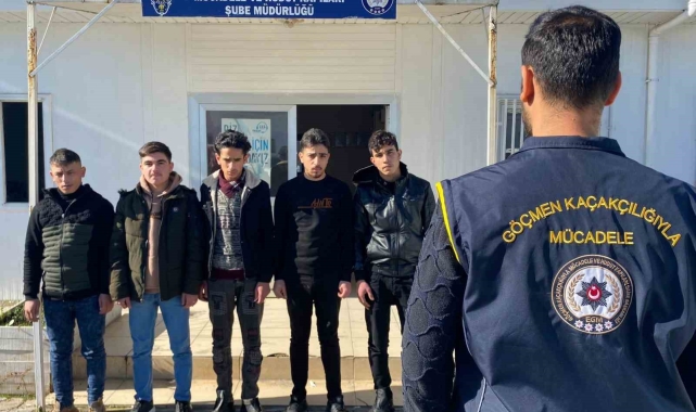Osmaniye'de 5 düzensiz göçmen yakalandı
