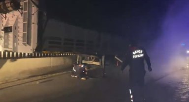 Osmaniye'de mısır taşıyan tır alev alev yandı