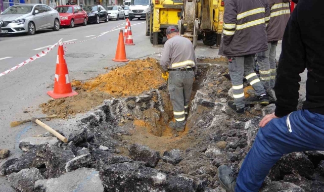Pendik'te kablo panosundaki patlama kamerada