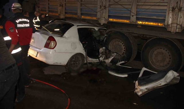 Şanlıurfa'da feci kaza: 3 ölü, 2 yaralı