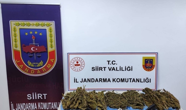 Siirt'te 5 kilogram uyuşturucu madde ele geçirildi: 1 tutuklama