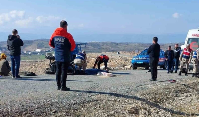 Siirt'te tarım aracı devrildi: 1 ölü, 1 yaralı