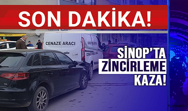 SİNOP’TA TRAFİK KAZASI!