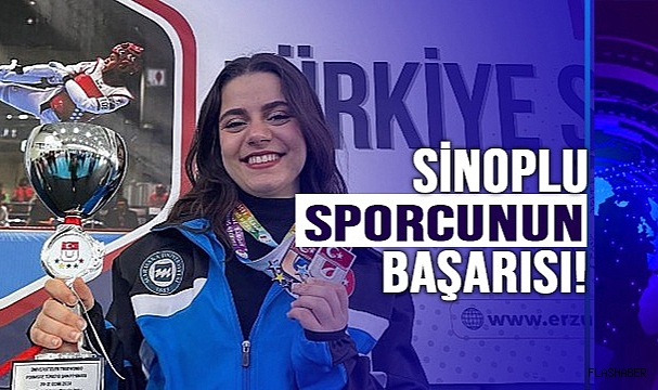 SİNOPLU TAEKWONDOCU GÖĞSÜMÜZÜ KABARTTI