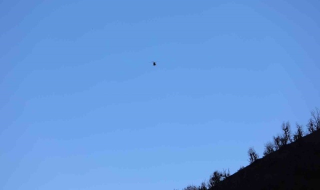 Şırnak'ta teröristlere yönelik hava destekli operasyon
