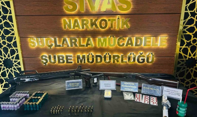 Sivas'ta uyuşturucuya geçit yok: 1 tutuklu