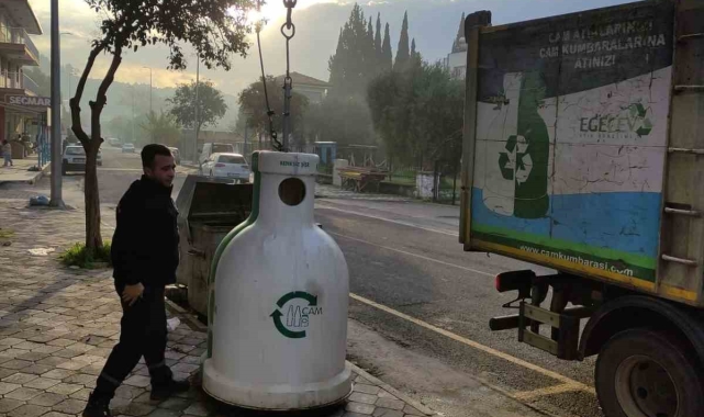 Söke Belediyesi, geri dönüşüme katkı sağlıyor