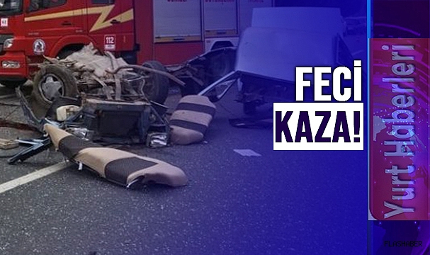 TAKLA ATAN ARAÇ İKİYE BÖLÜNDÜ!