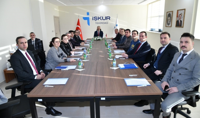 Tekirdağ İl İstihdam ve Mesleki Eğitim Kurulu toplantısı yapıldı