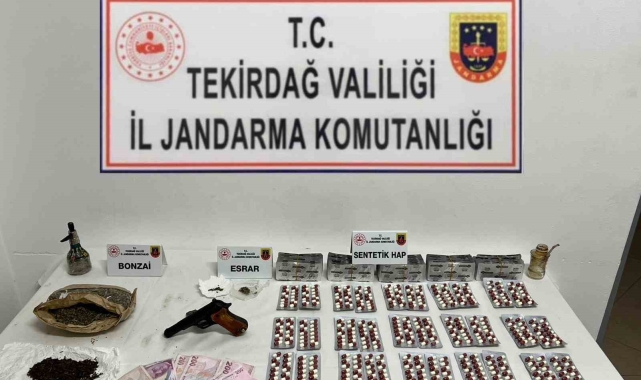 Tekirdağ'da silah ve uyuşturucu operasyonu