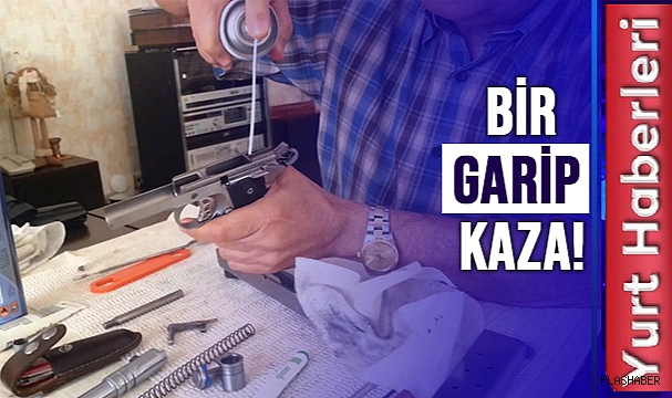 TEMİZLEDİĞİ TABANCASI İLE KENDİNİ VURDU