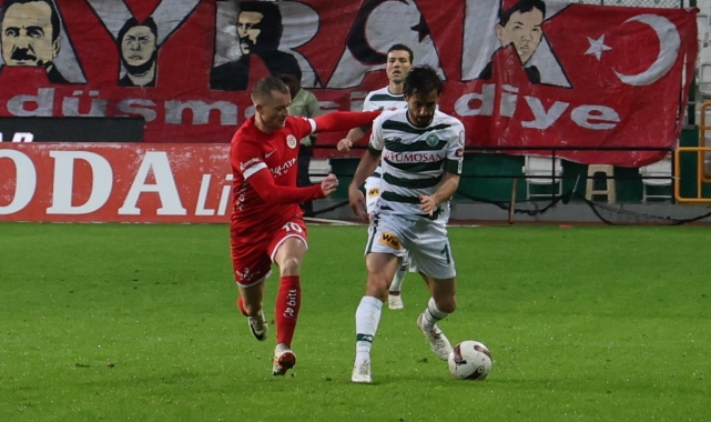 Trendyol Süper Lig: Konyaspor: 1 - Antalyaspor: 1