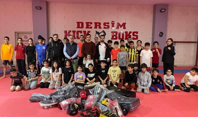 Tunceli'nin başarılı kulübüne yurt dışından malzeme desteği
