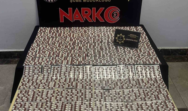 Uyuşturucu hap olarak kullanılıyor, 2 bin 576 adet ele geçirildi