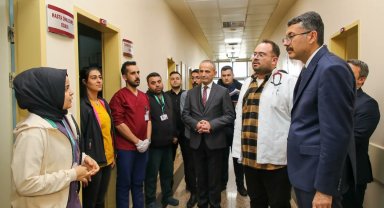 Vali Çelik, Yüksekova'da incelemelerde bulundu