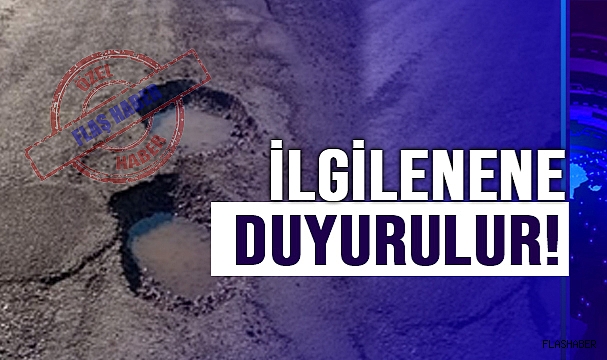 VATANDAŞ YOL TALEP ETTİ!