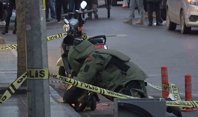 Yalova'da scooter üzerine bırakılan şüpheli çanta fünyeyle patlatıldı