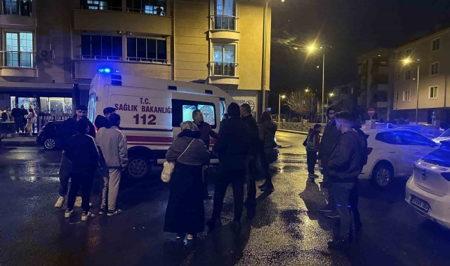 Yayaya çarpıp kaçtı