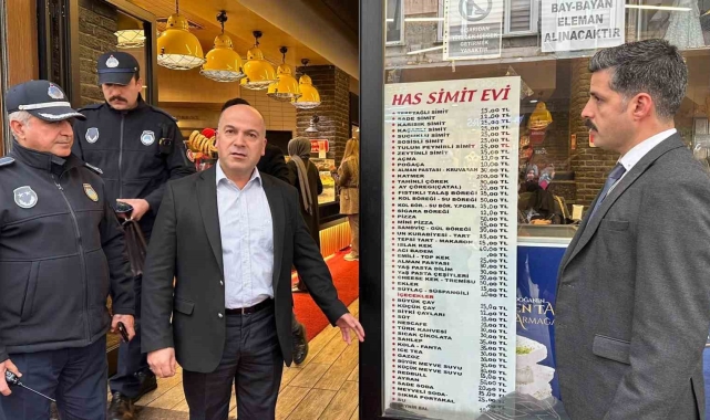 Zabıta ekiplerinden Gaziantep'te fiyat etiketi denetimi