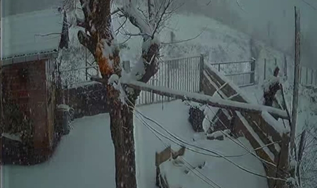 Zonguldak'ta kar yağışıyla kartpostallık görüntüler oluştu