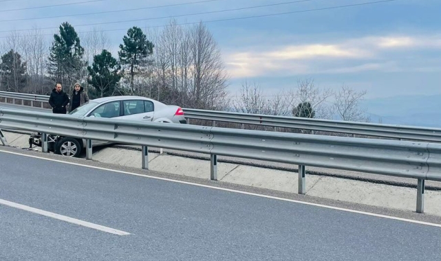 Zonguldak'ta trafik kazası: 2 yaralı