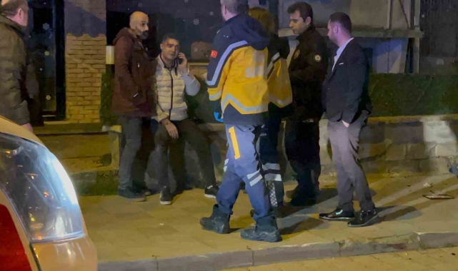 2 gencin yaralandığı kaza aksiyon kamerasında