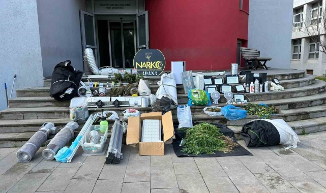 Adana'da narkotik polisleri 10 kilo bonzai ele geçirdi