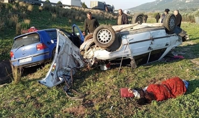 Adana&#039;da trafik kazası: 2 ölü, 4 yaralı